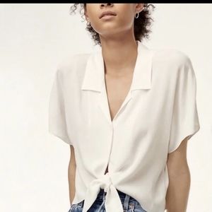 Wilfred free white tie up top